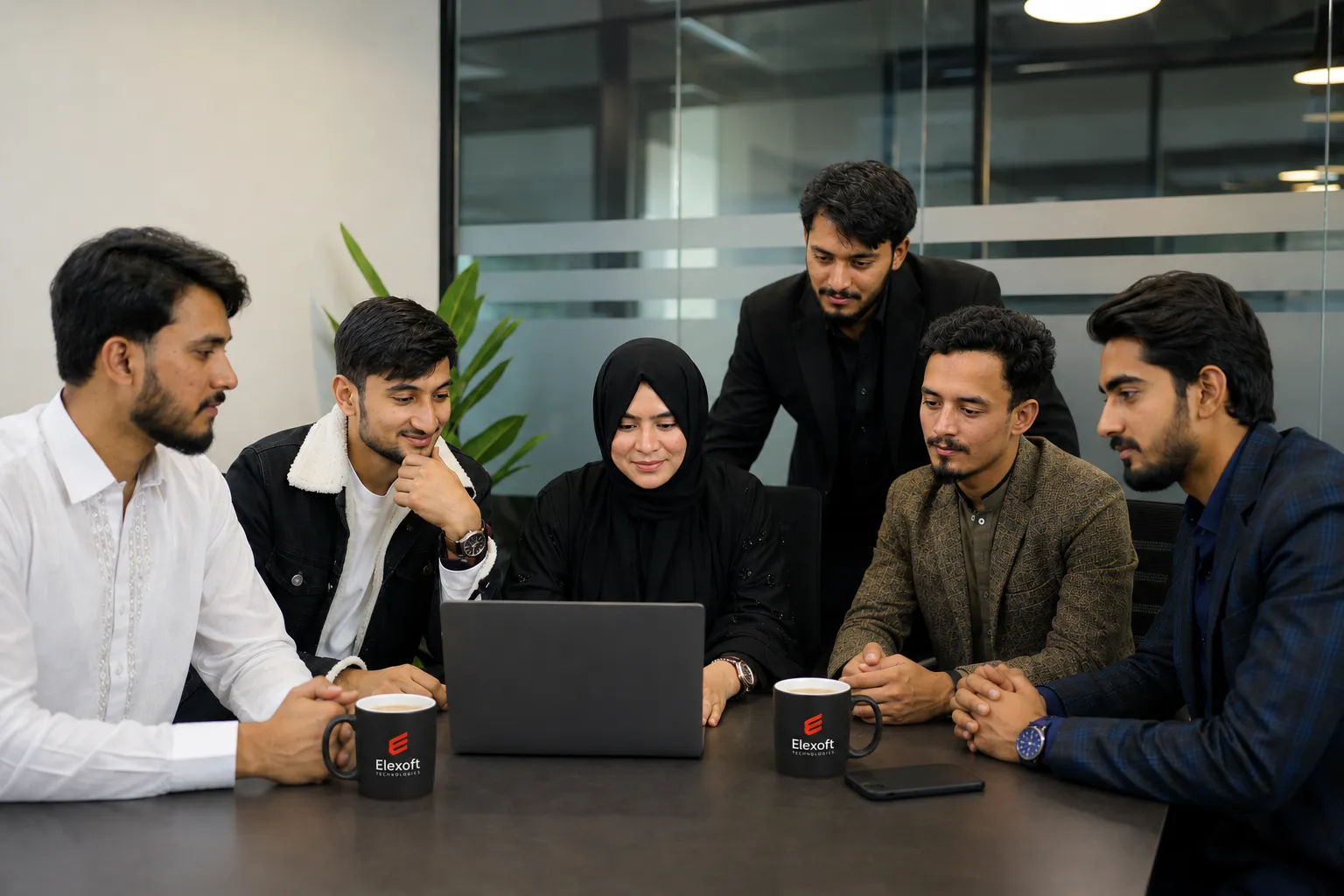 PSS Nexus software development team collaborating on a project